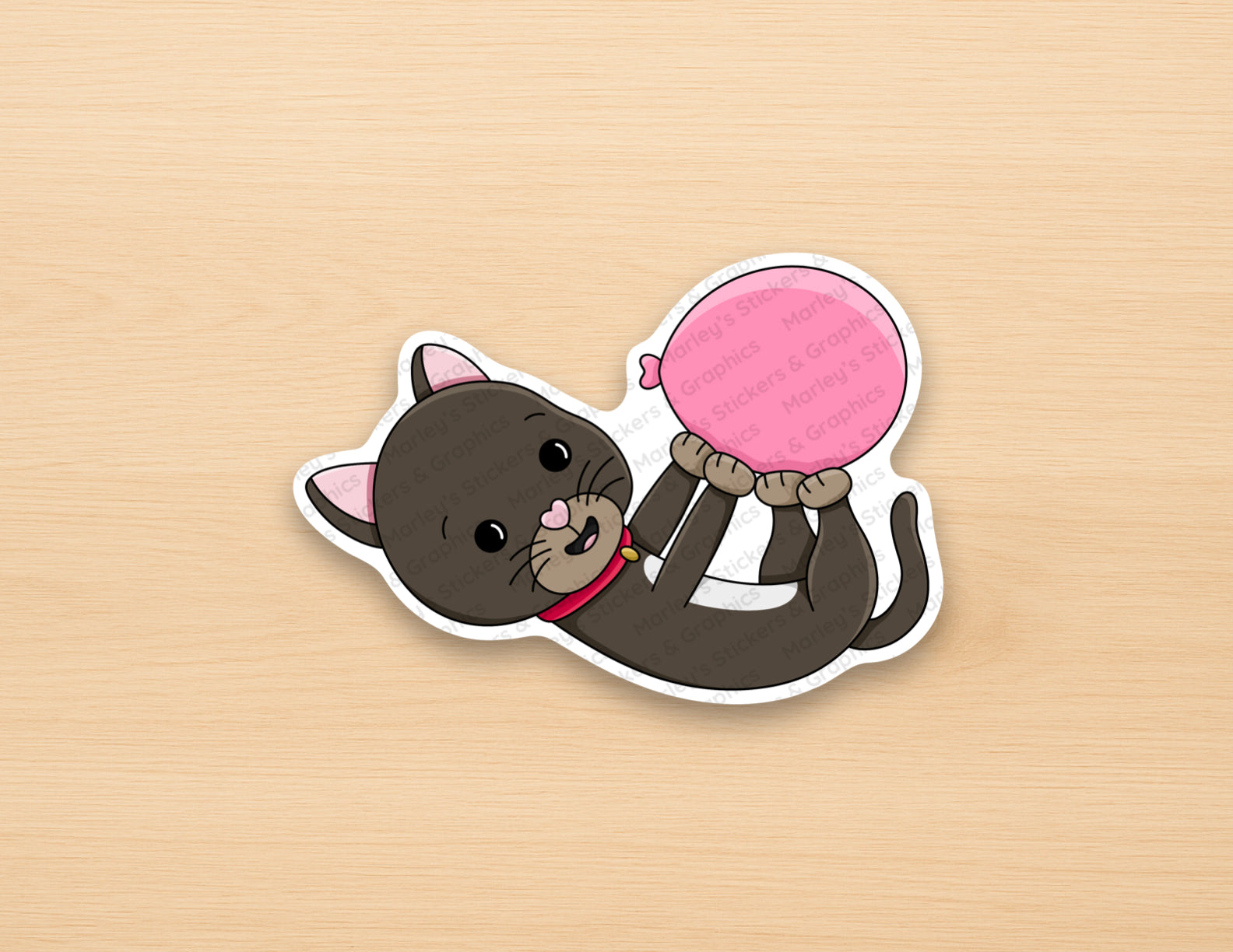 Stella with a Balloon Sticker