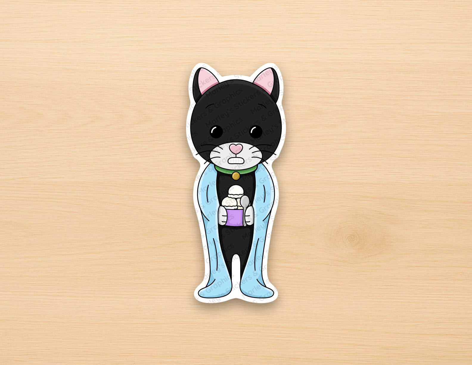 Taco with Ice Cream Sticker