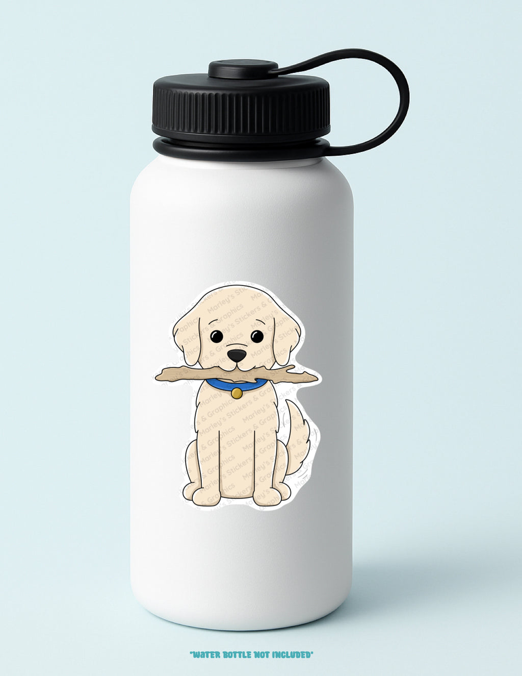 Harbour with Driftwood Sticker