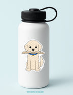 Harbour with Driftwood Sticker