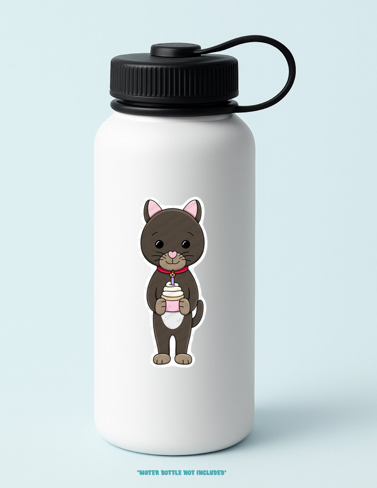 Stella with a Cupcake Sticker