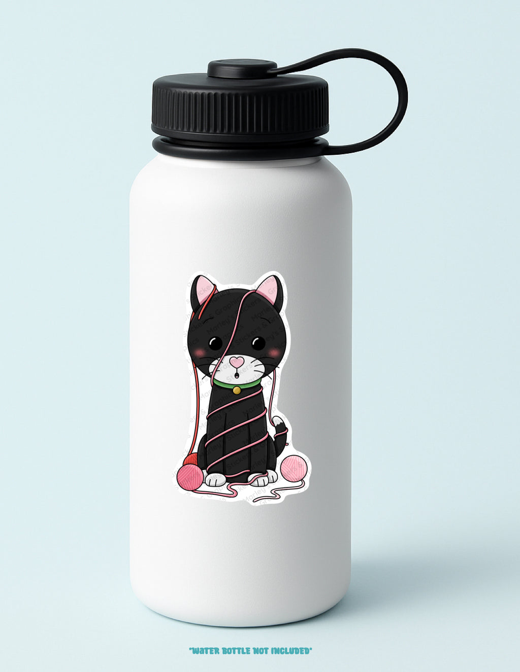 Taco Tangled in Yarn Sticker