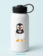 Puffer with a Starfish Sticker