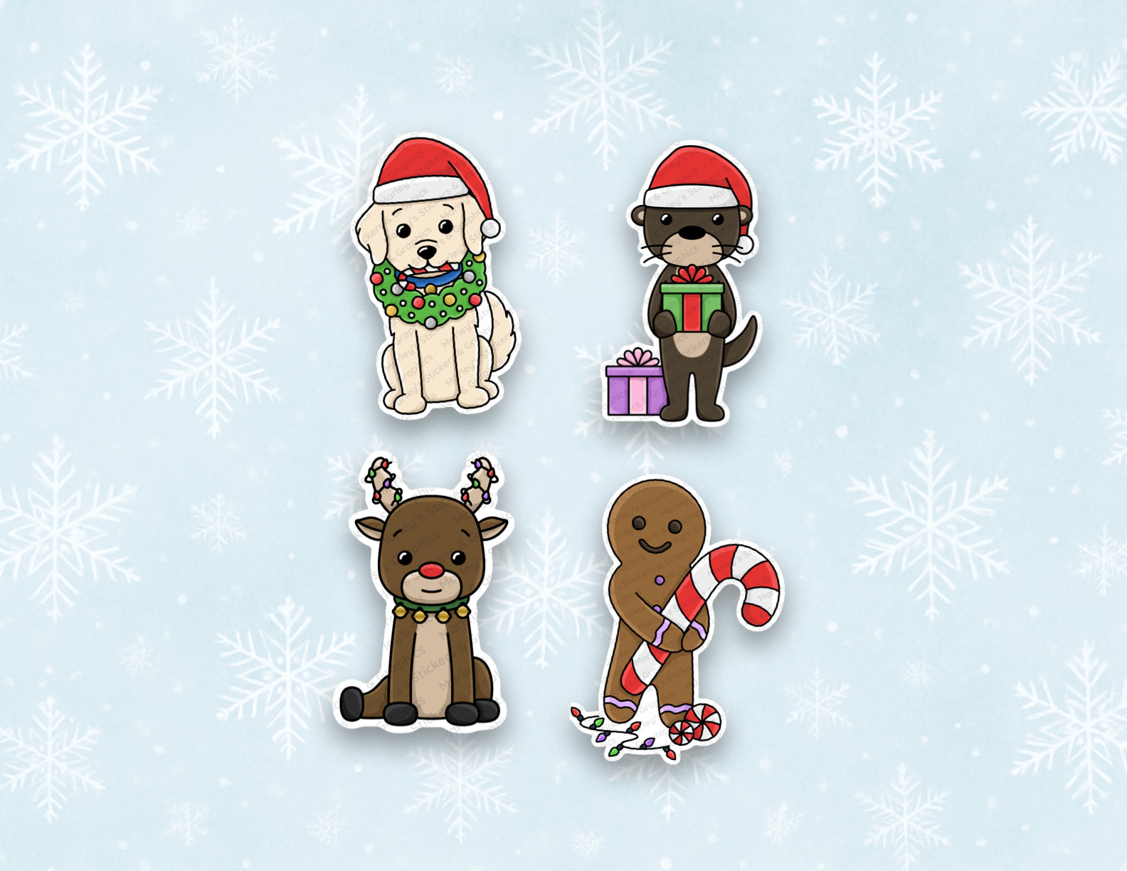 Paws n' Claus Sticker Pack