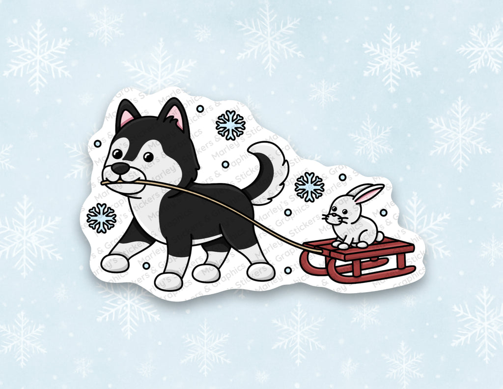Husky n' Hare Sticker