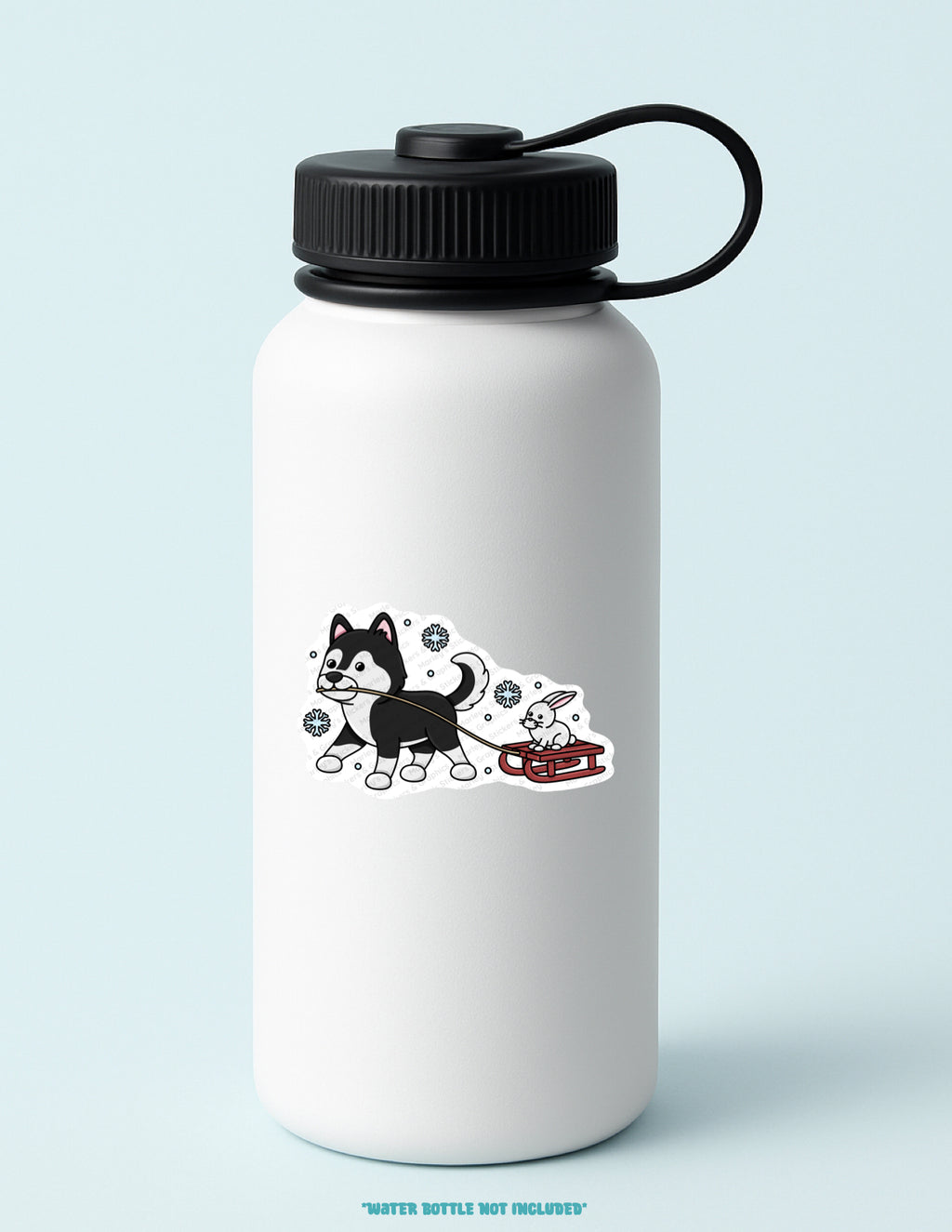 Husky n' Hare Sticker