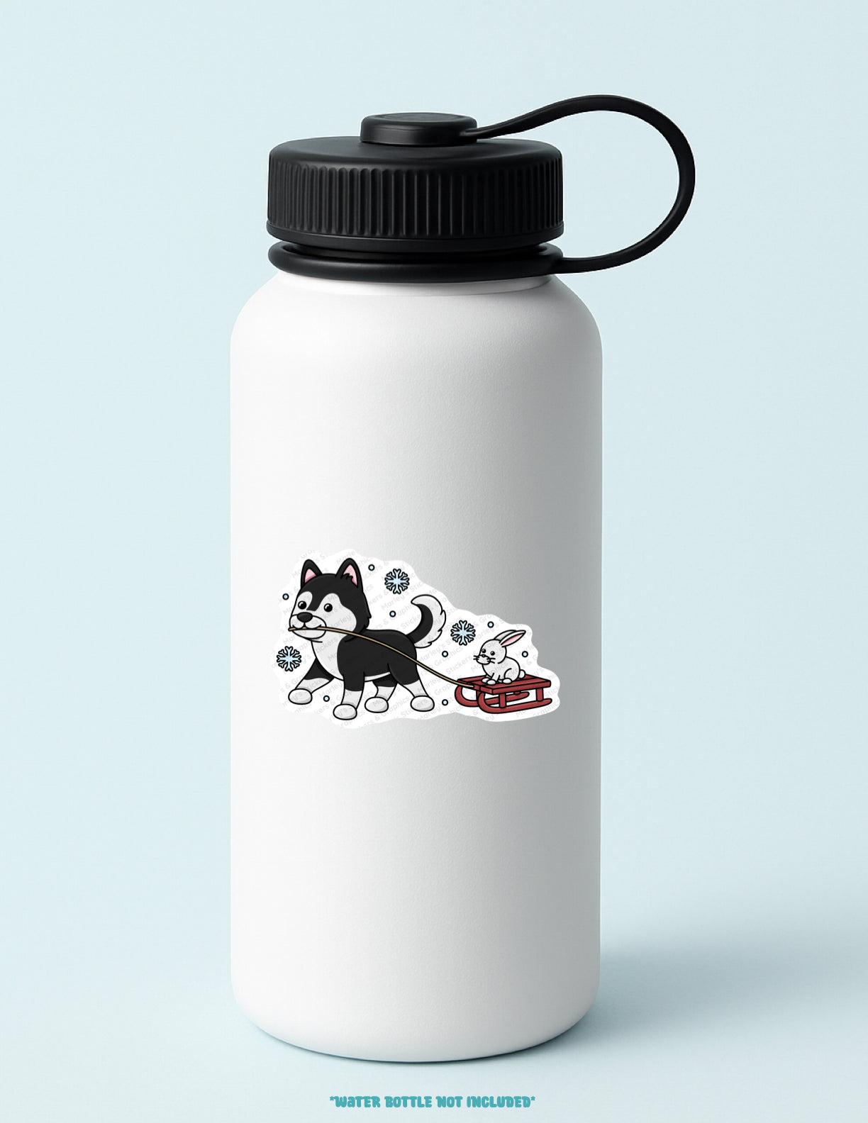 Husky n' Hare Sticker