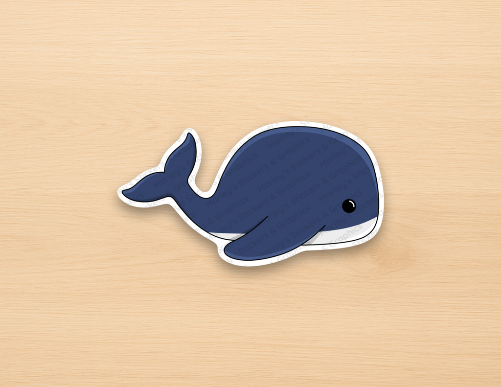 Bay of Fundy Whale Sticker
