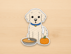 Cooper with Pumpkin Pie Sticker