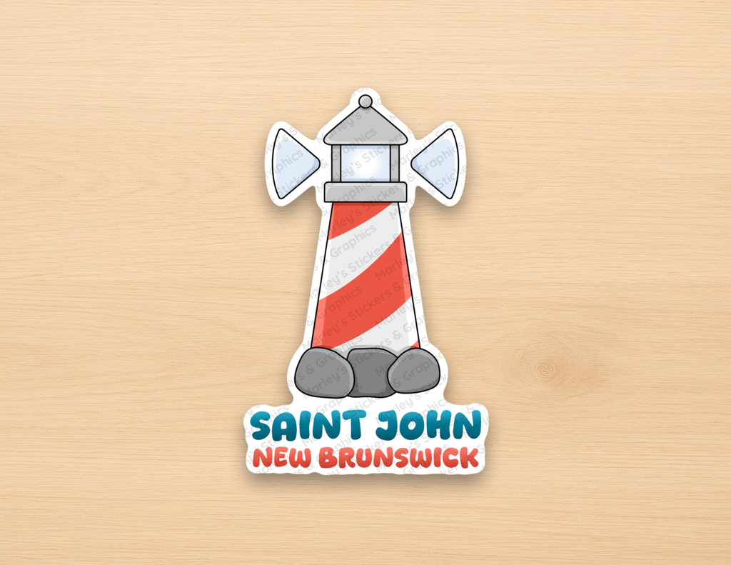 Saint John Lighthouse Sticker
