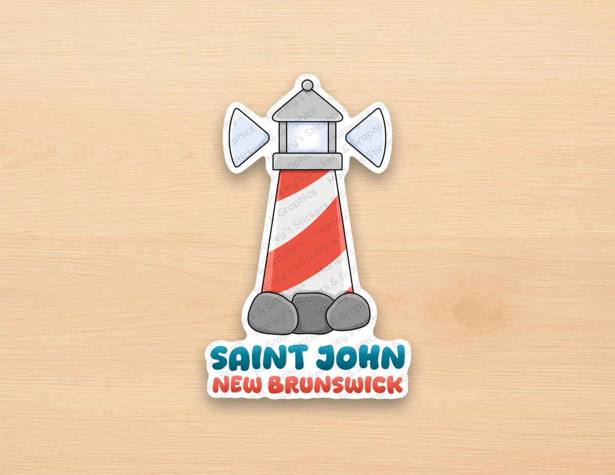 Saint John Lighthouse Sticker