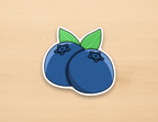 Blueberries Sticker