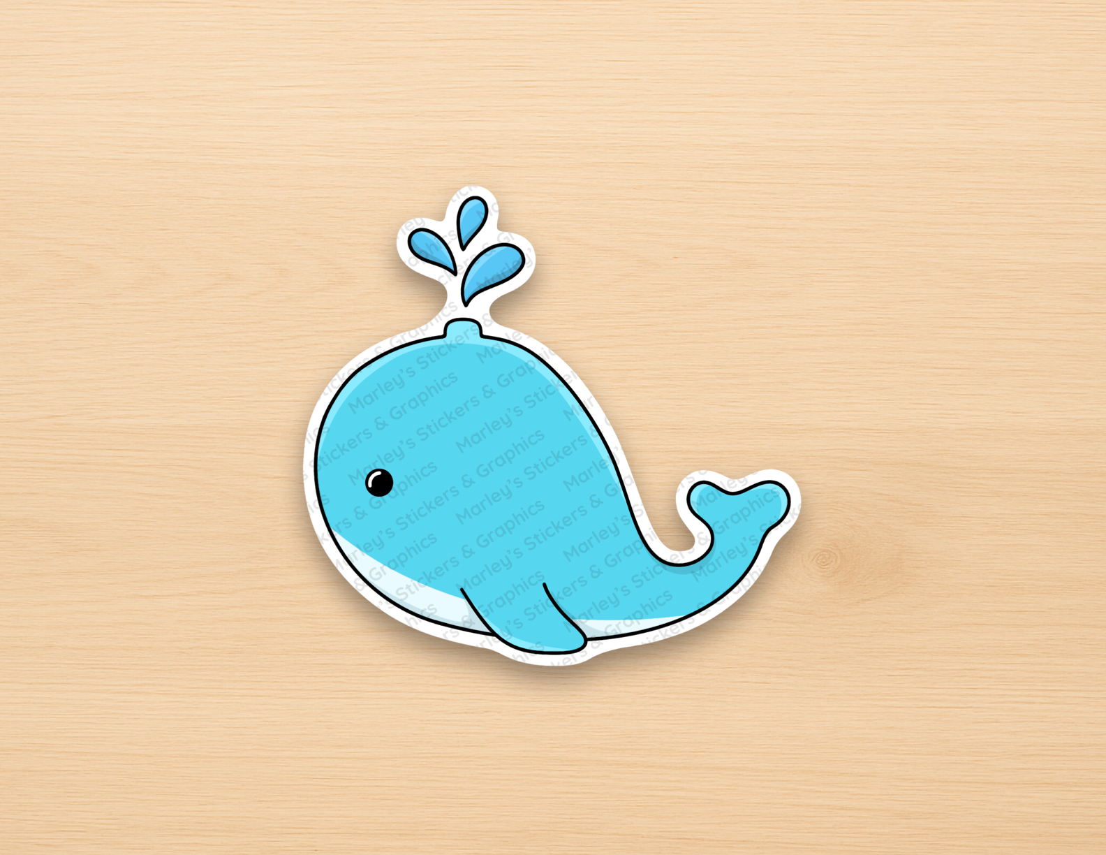 Whale Sticker