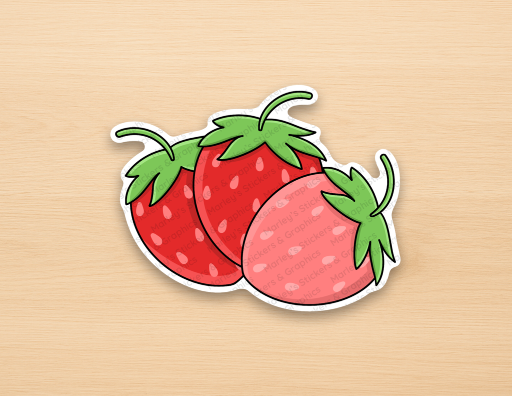 Strawberries Sticker