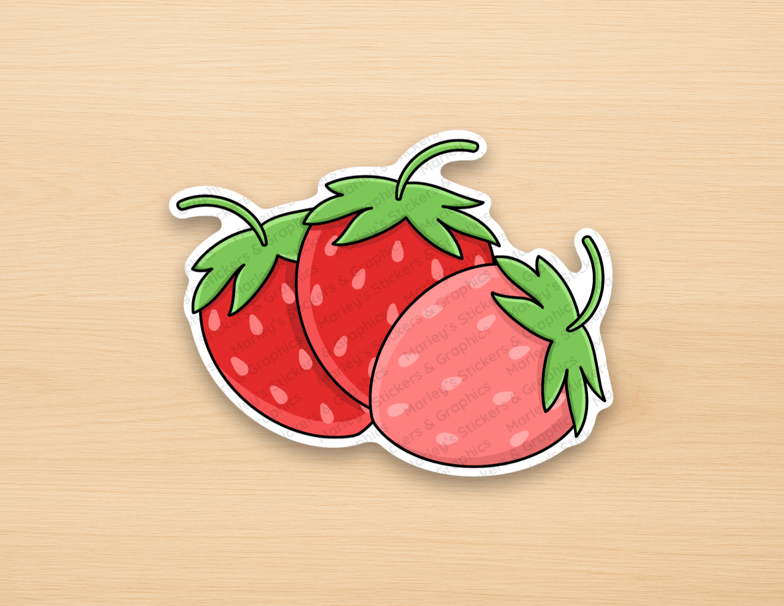 Strawberries Sticker
