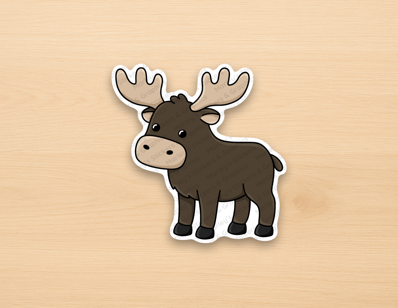 Moose Sticker
