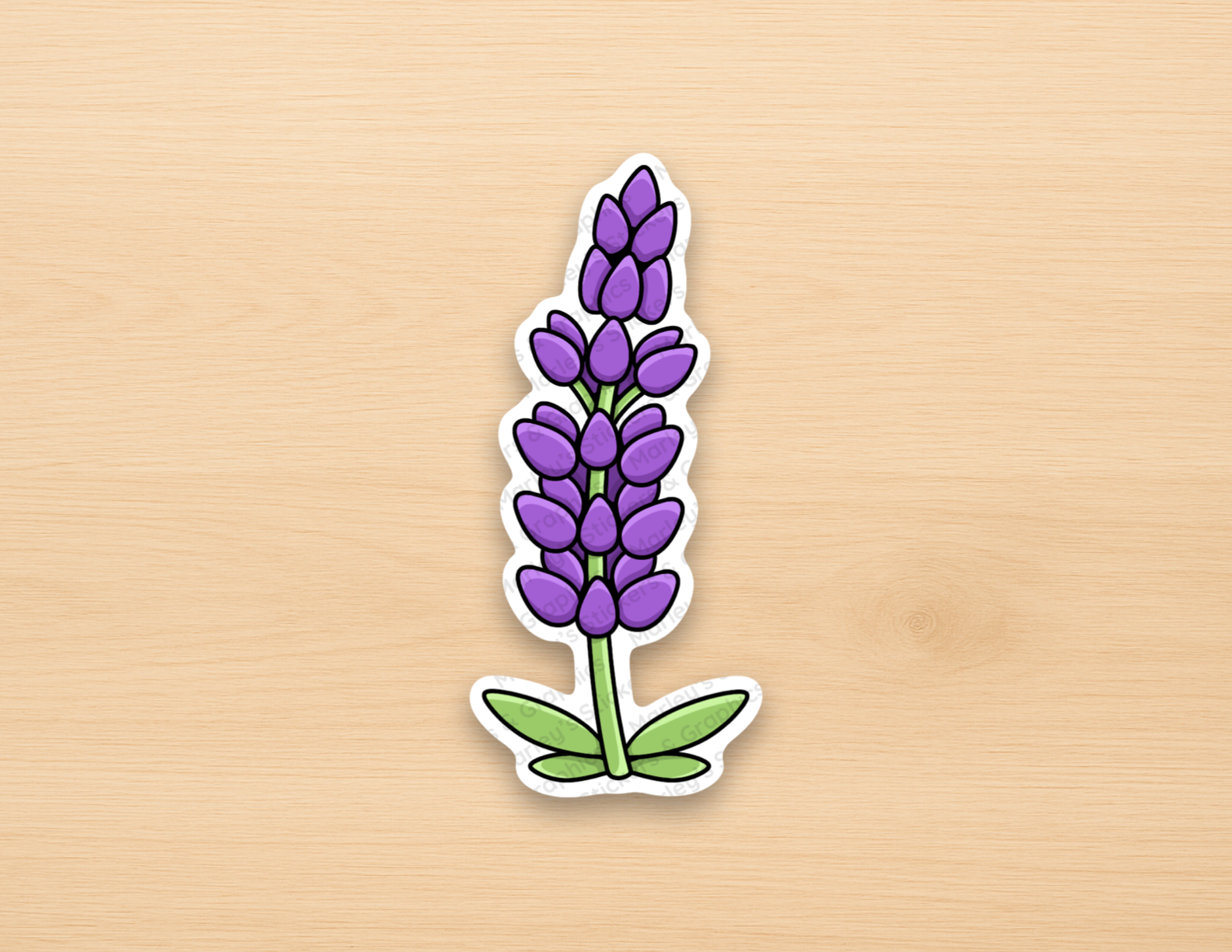 Lupine Sticker
