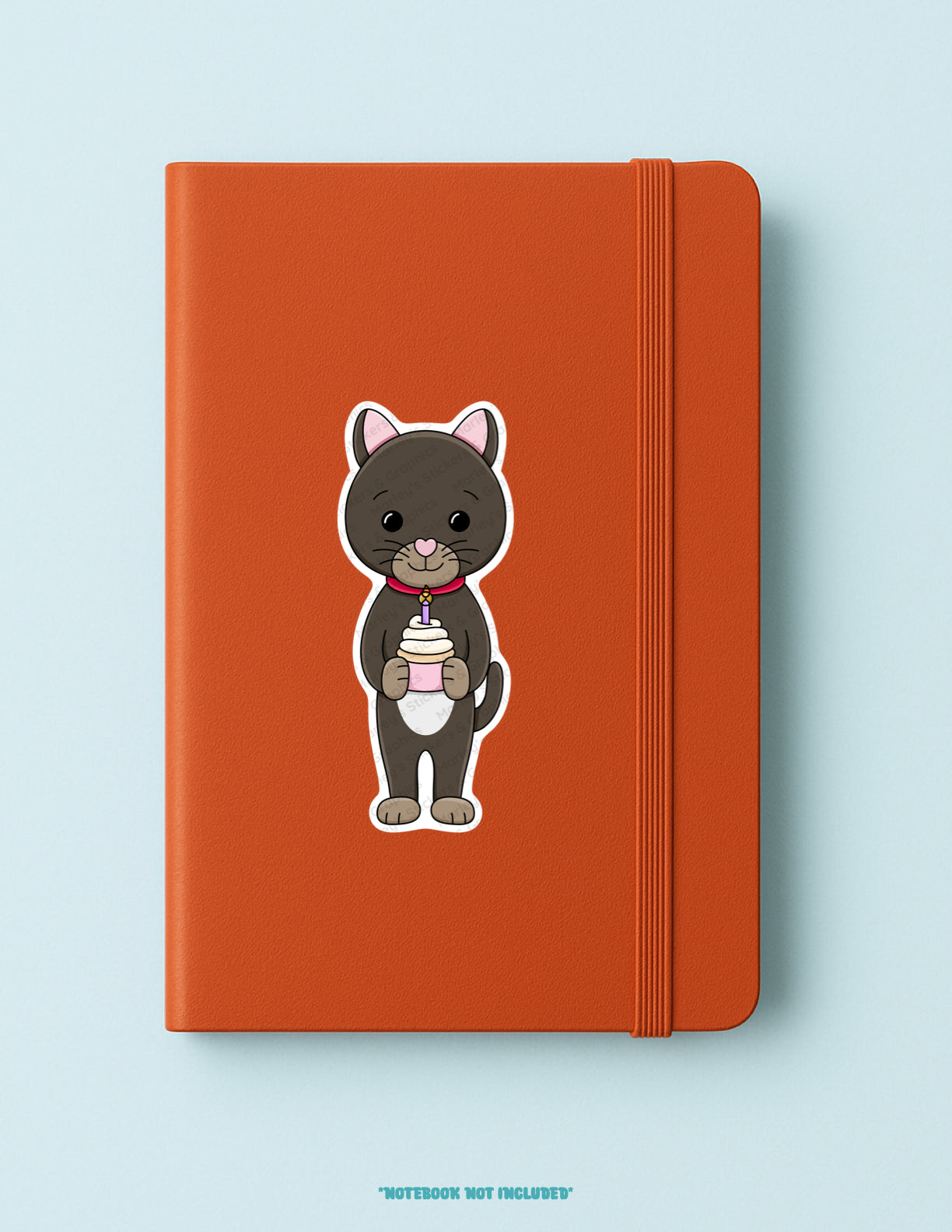 Stella with a Cupcake Sticker