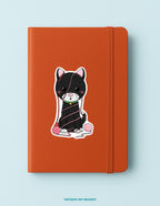 Taco Tangled in Yarn Sticker