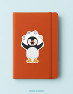 Puffer Juggling Shells Sticker