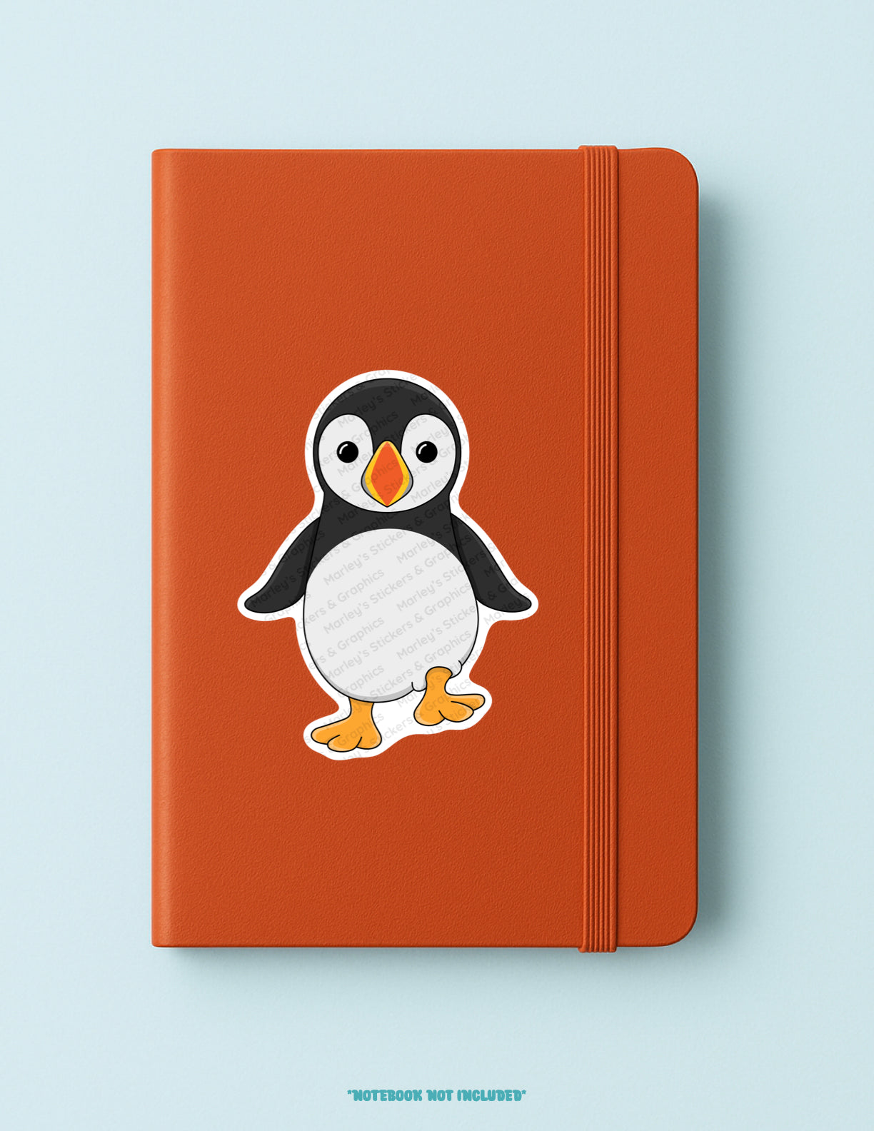 Puffer Waddling Sticker