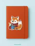 Fox with Apple Cider Sticker