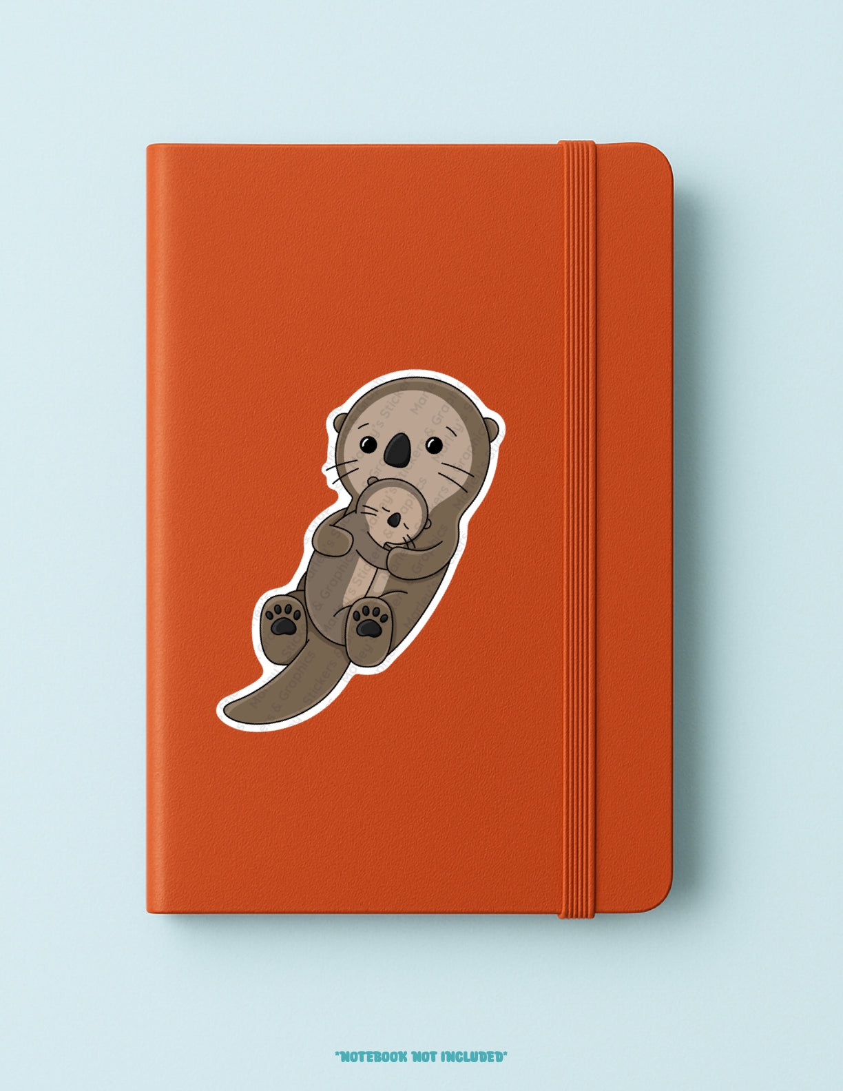 Sea Otters Floating Sticker