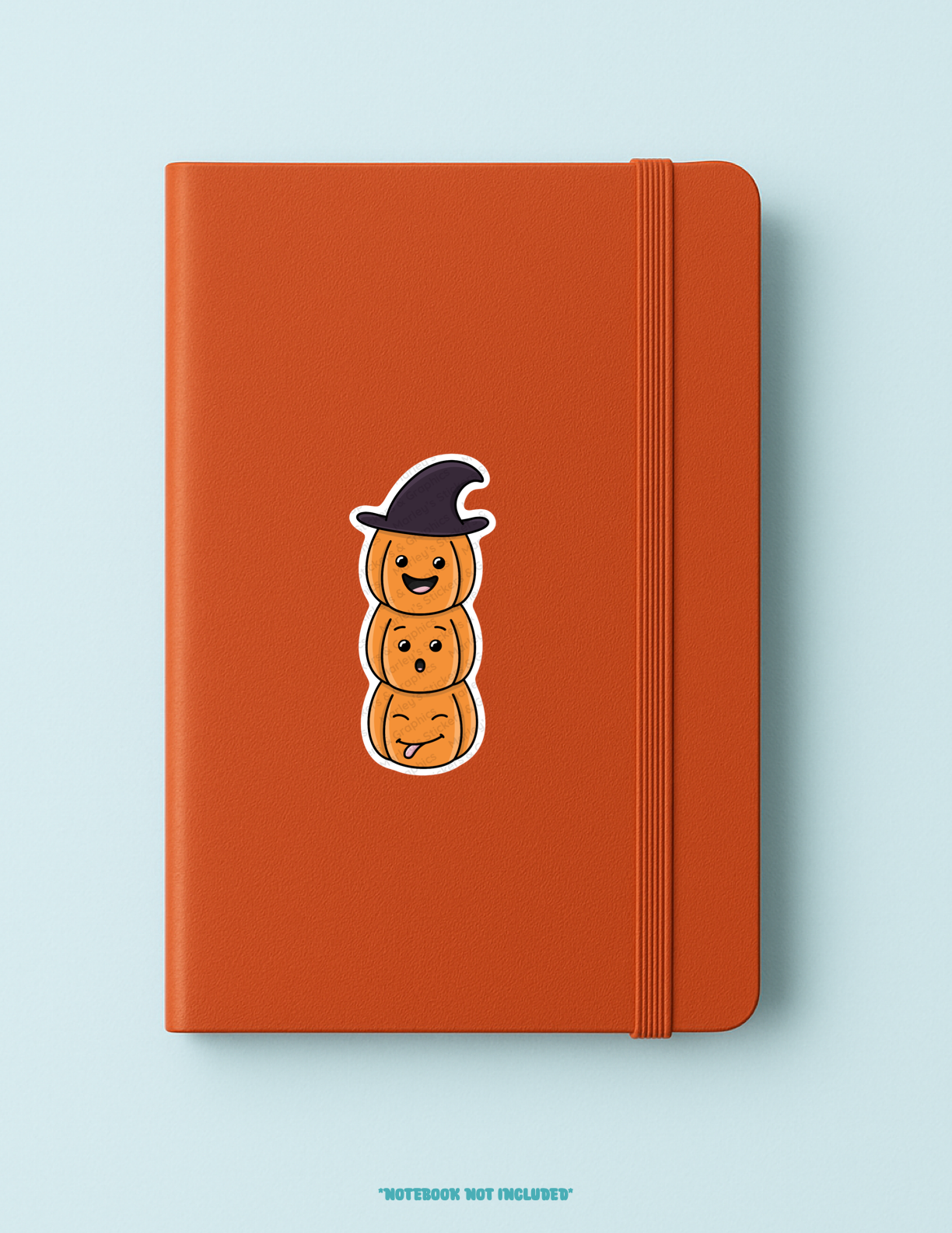 Stacked Pumpkins Sticker