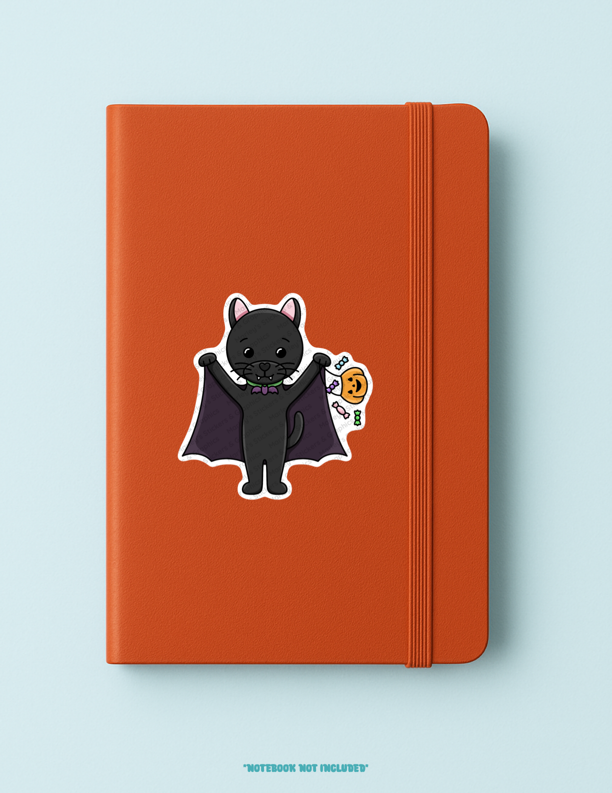 Vampire Cat Sticker