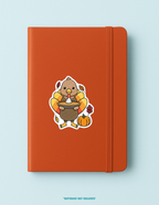 Turkey with Pumpkin Pie Sticker