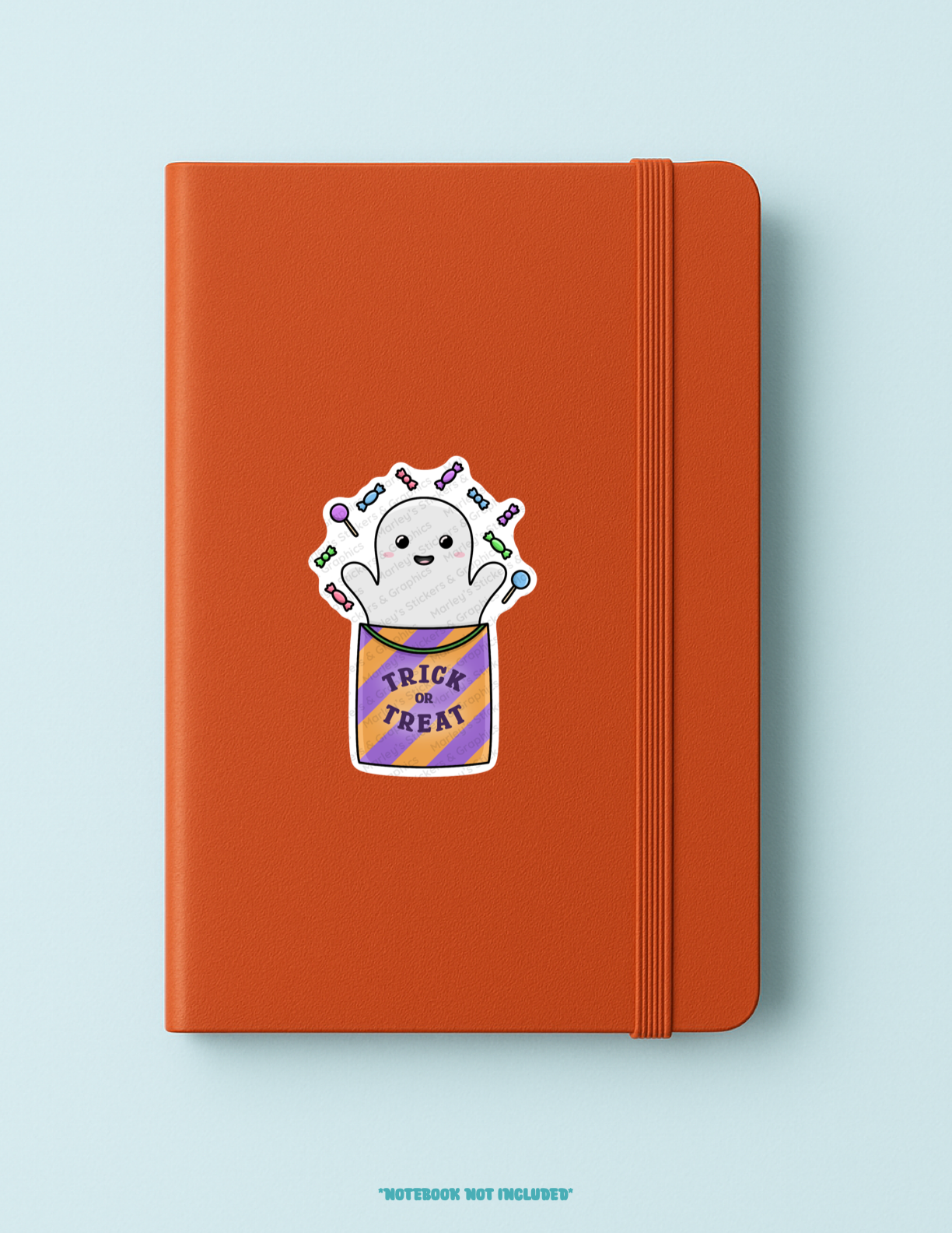 Trick-or-Treat Ghost Sticker