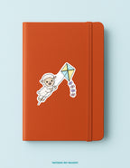 Lamb Flying a Kite Sticker