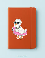 Pool Party Goose Sticker