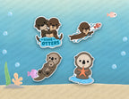 World Otter Day Sticker Pack