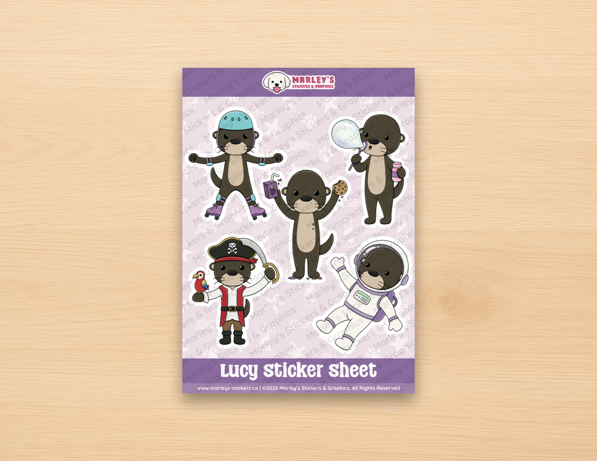 Lucy Sticker Sheet