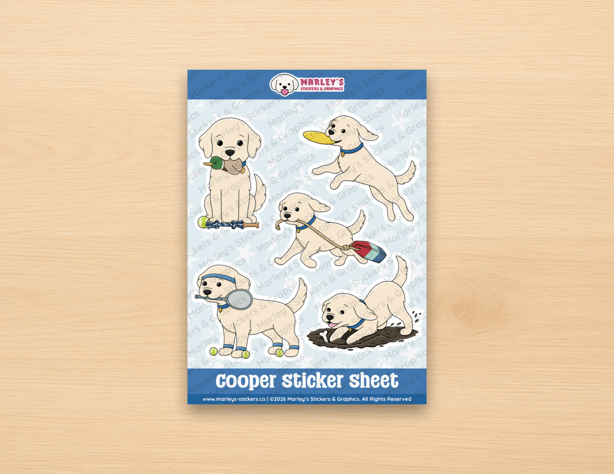 Cooper Sticker Sheet