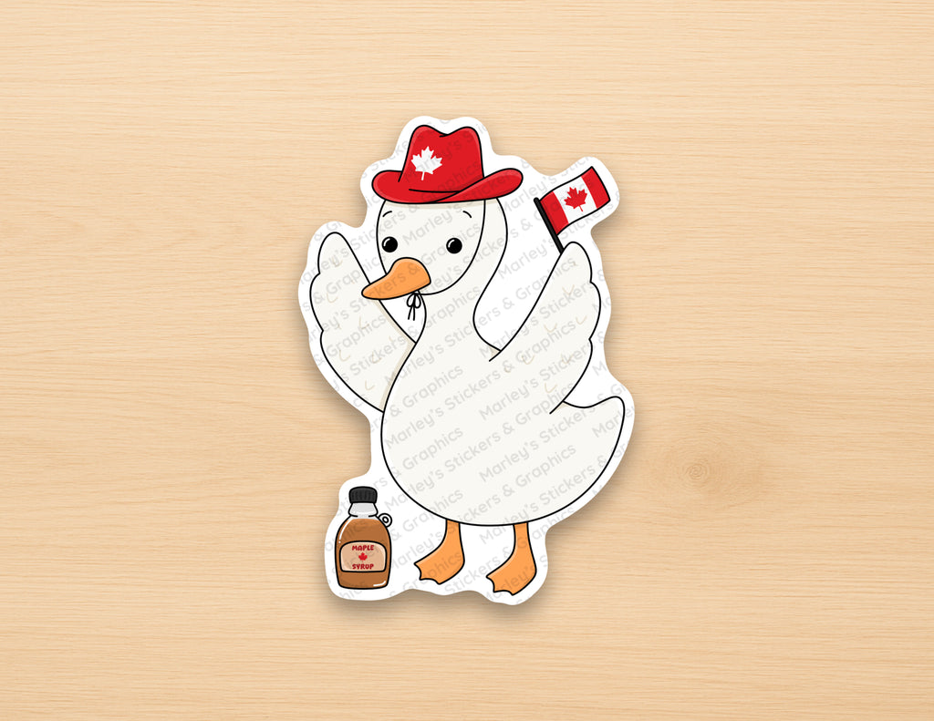Canada Day Goose Sticker
