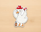 Canada Day Goose Sticker