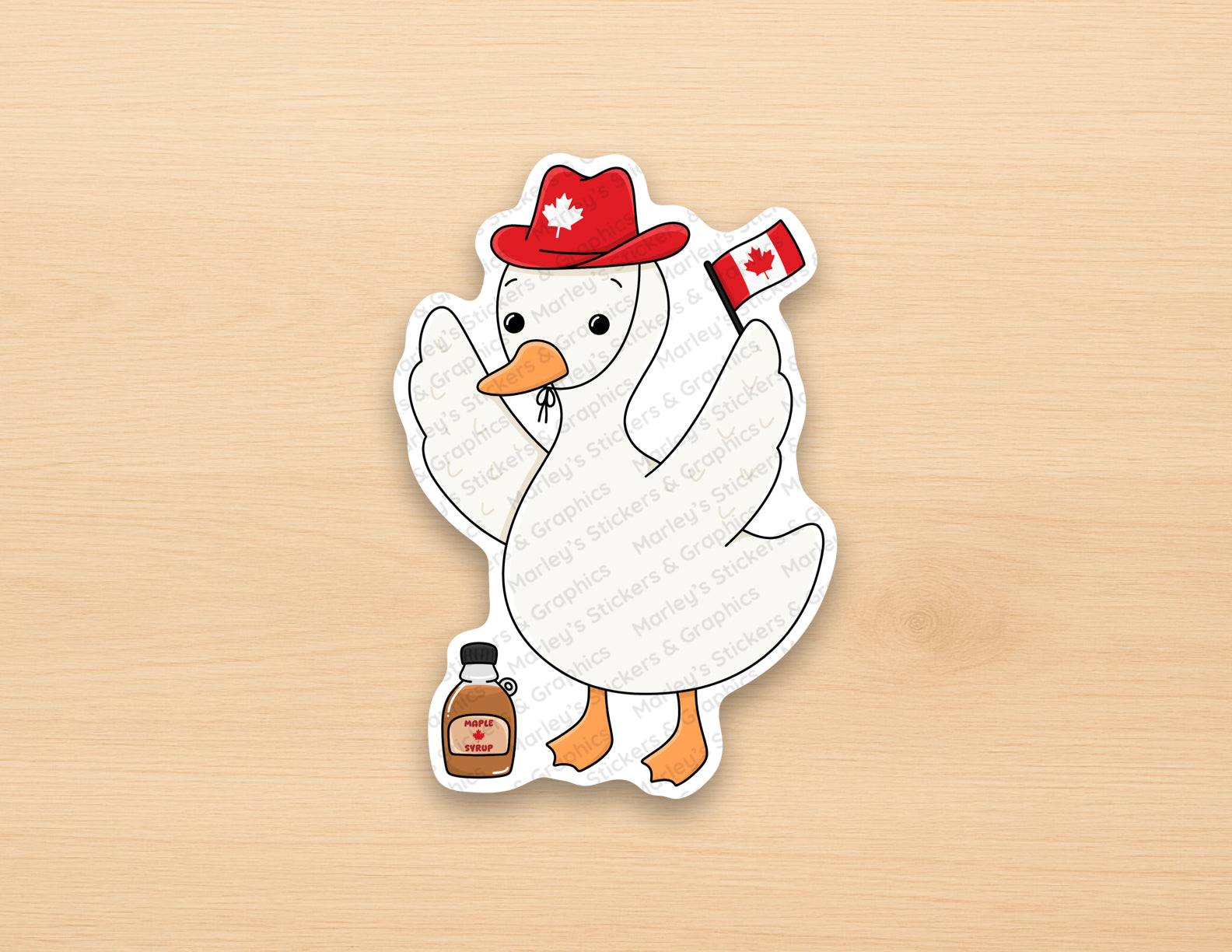 Canada Day Goose Sticker