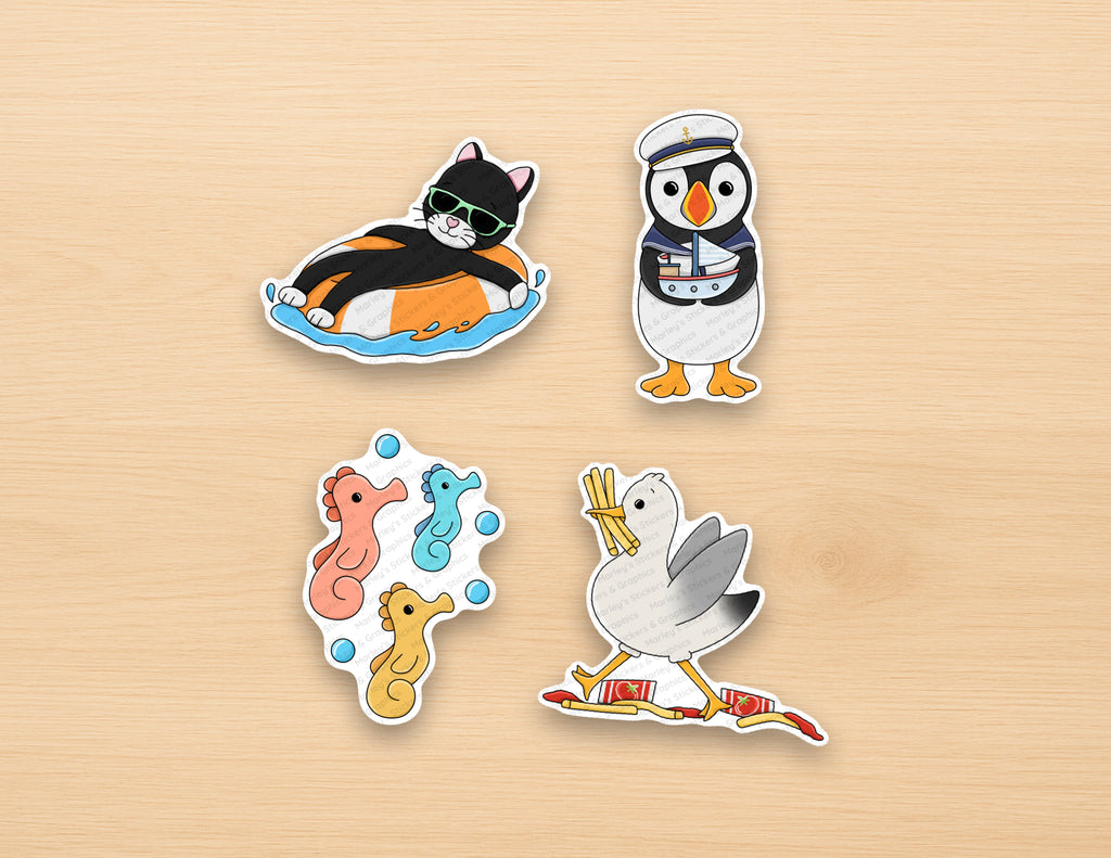 Saltwater Summer Sticker Pack