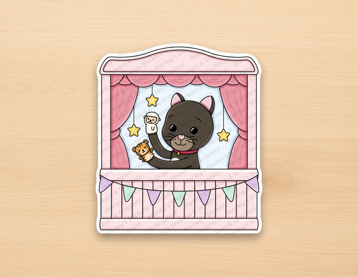 Stella's Puppet Show Sticker