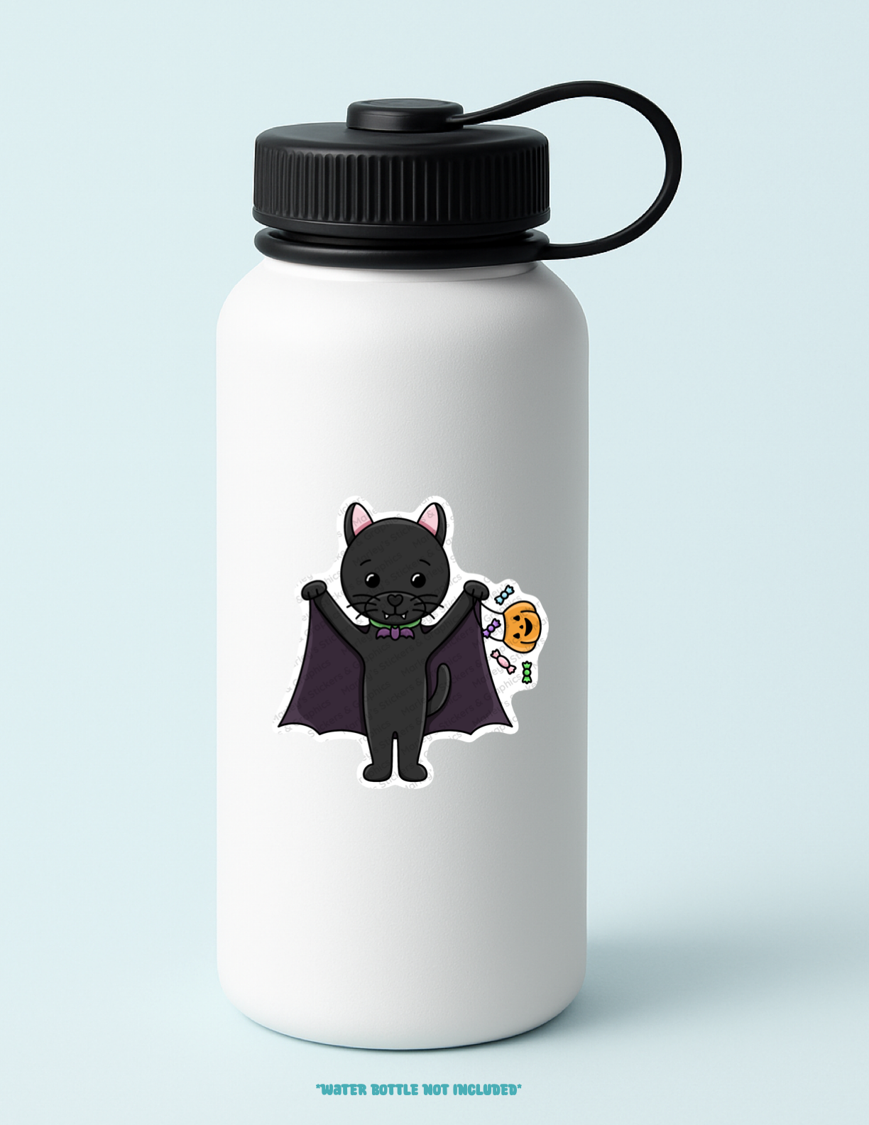 Vampire Cat Sticker