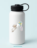 Lamb Flying a Kite Sticker