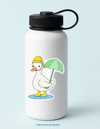 Rainy Day Goose Sticker
