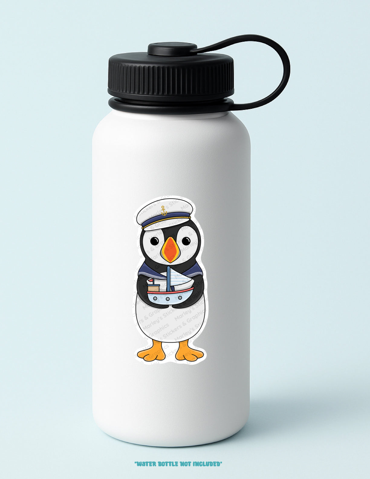 Puffer the Sailor Sticker