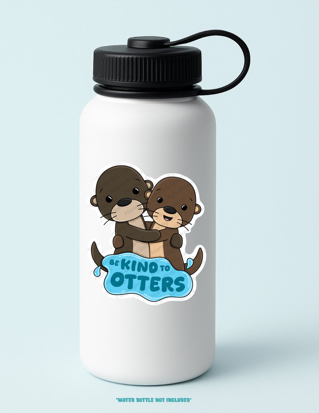 Be Kind to Otters Sticker