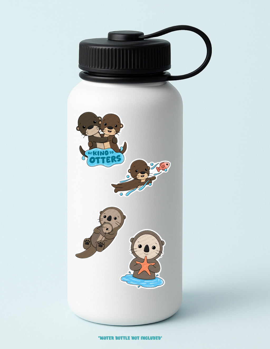 World Otter Day Sticker Pack